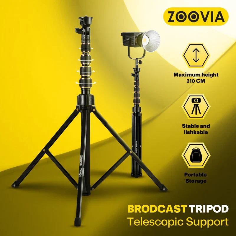 ZOOVIA TH-004 2.1M Professional Studio Tripod - صورة 4