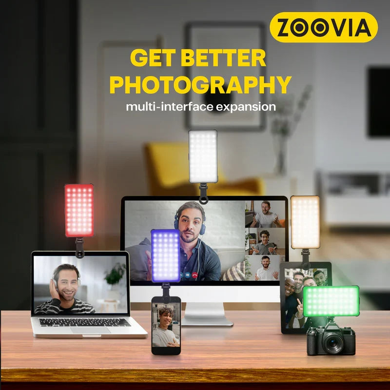 ZOOVIA RS-002 RGB LED Video Rig 4000mAh - صورة 5