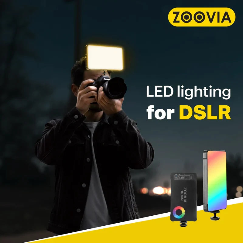 ZOOVIA RS-002 RGB LED Video Rig 4000mAh - صورة 4