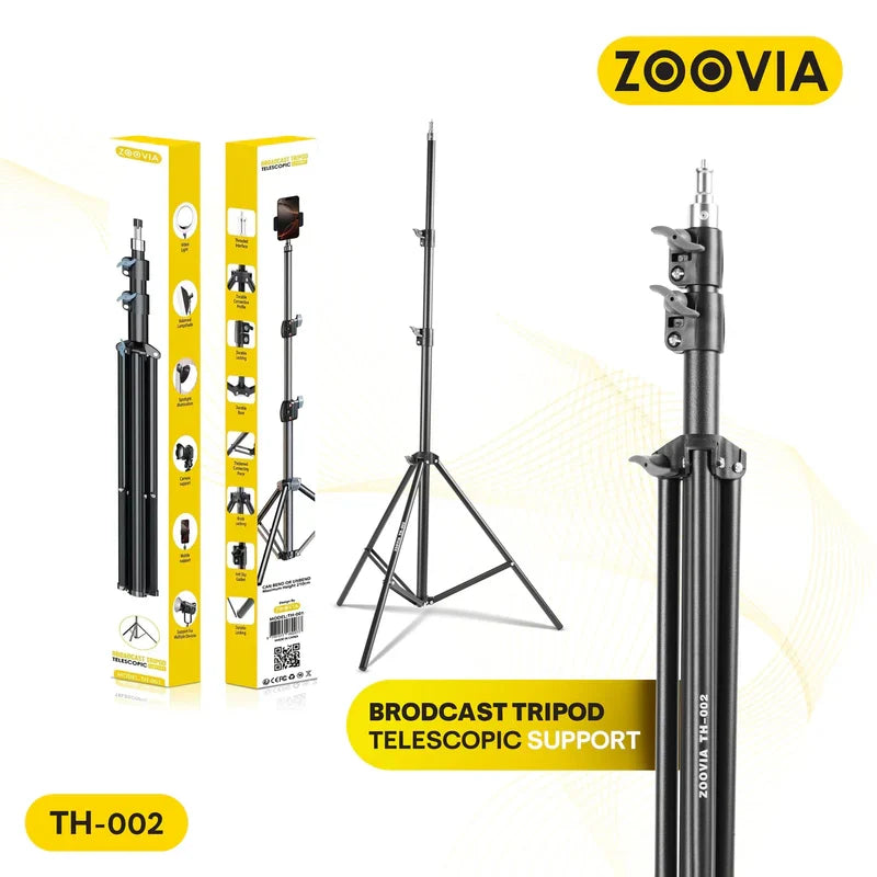 ZOOVIA TH-002 2.1M Heavy-Duty Studio Tripod - الصورة الرئيسية