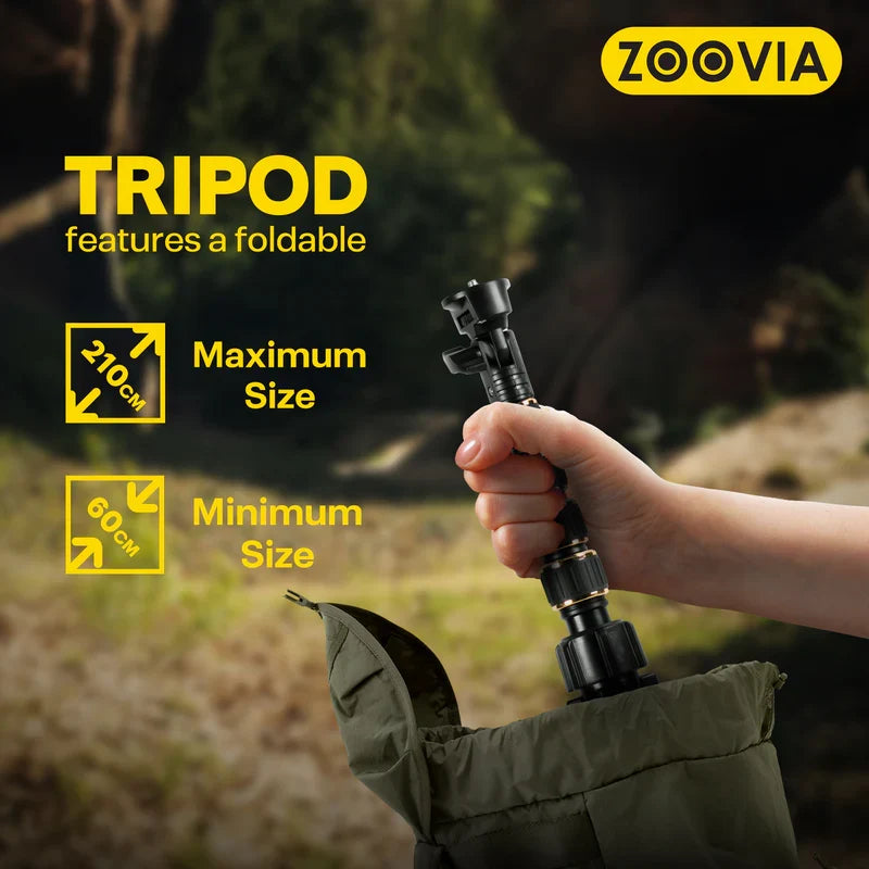 ZOOVIA TH-004 2.1M Professional Studio Tripod - صورة 3