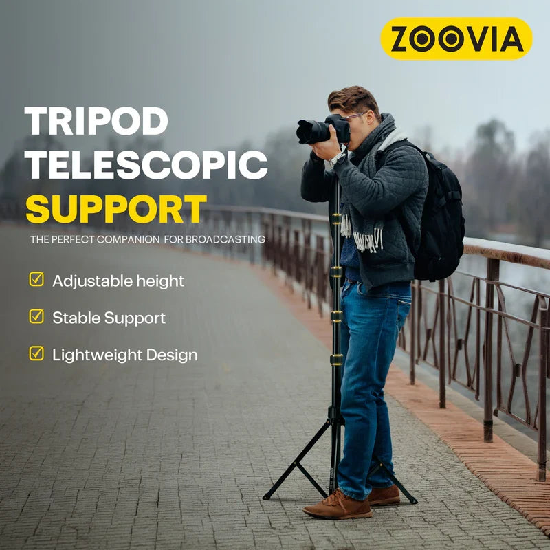 ZOOVIA TH-004 2.1M Professional Studio Tripod - صورة 2