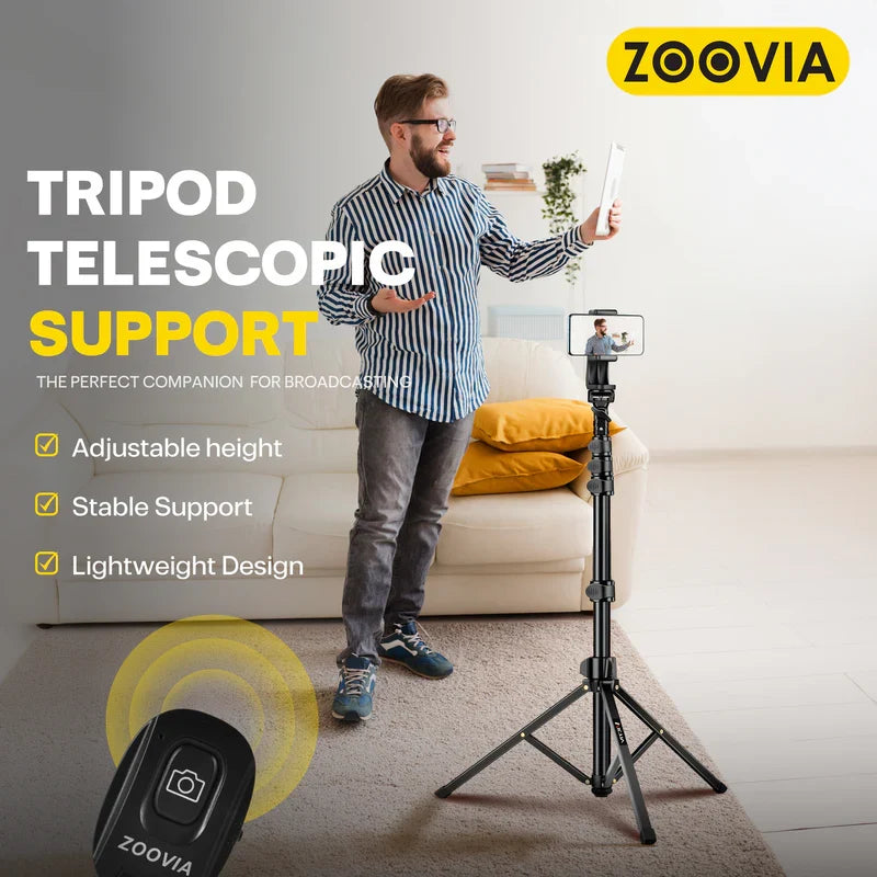ZOOVIA TH-003 R 2.1M Tripod with Remote - صورة 2