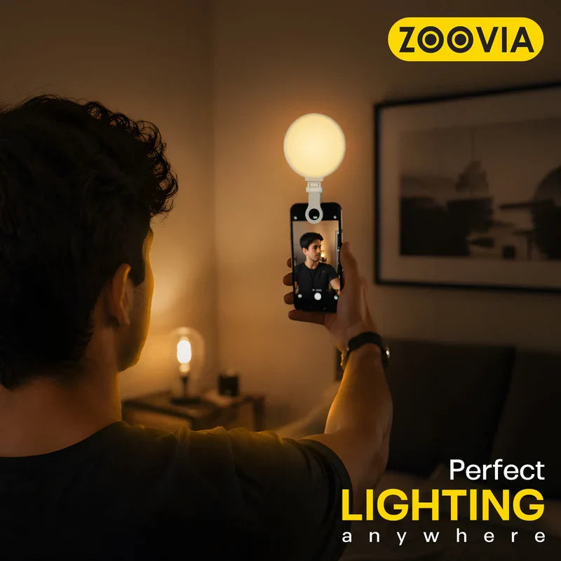 ZOOVIA R-005 Handheld Video Rig with Built-in Lighting - صورة 5