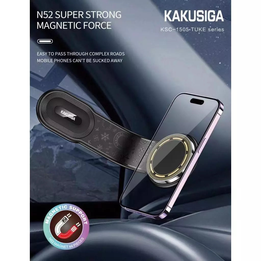 حامل موبايل مغناطيسي للسيارة KAKUSIGA KSC-1505 بذراع مرن