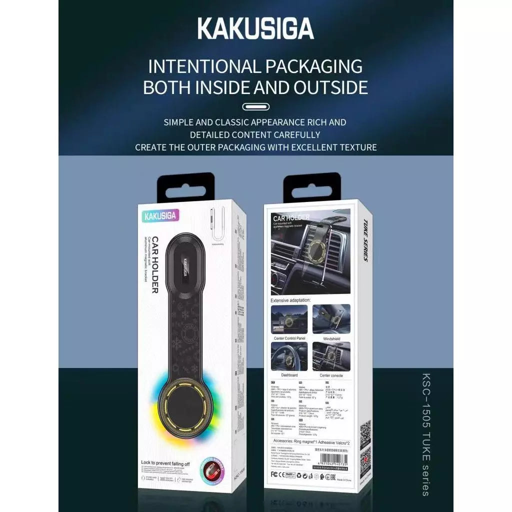 حامل موبايل مغناطيسي للسيارة KAKUSIGA KSC-1505 بذراع مرن