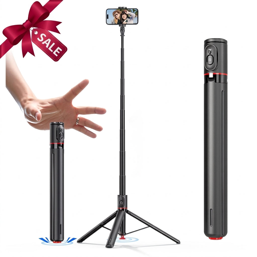 ZOOVIA TH005 1.77m selfie stick tripod with Bluetooth remote