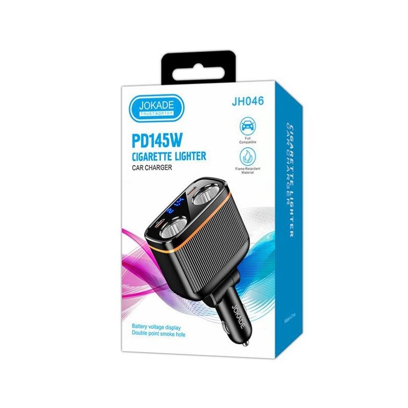 JOKADE JH046 PD145W car charger retail packaging